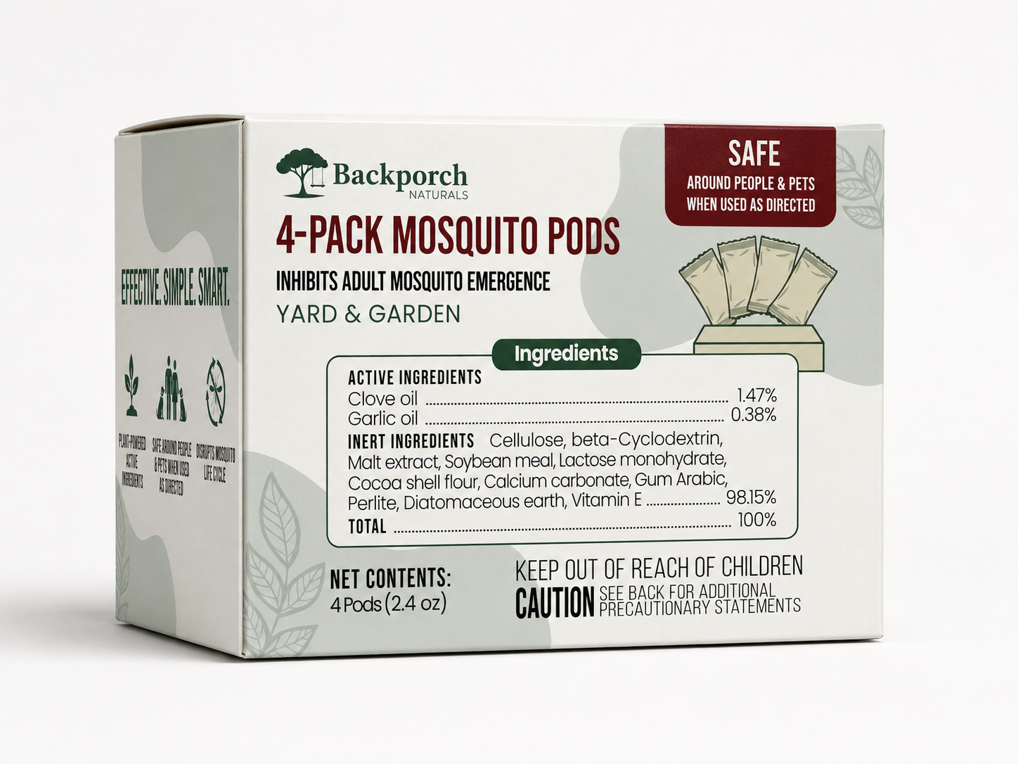 4-Pack Mosquito Pods box